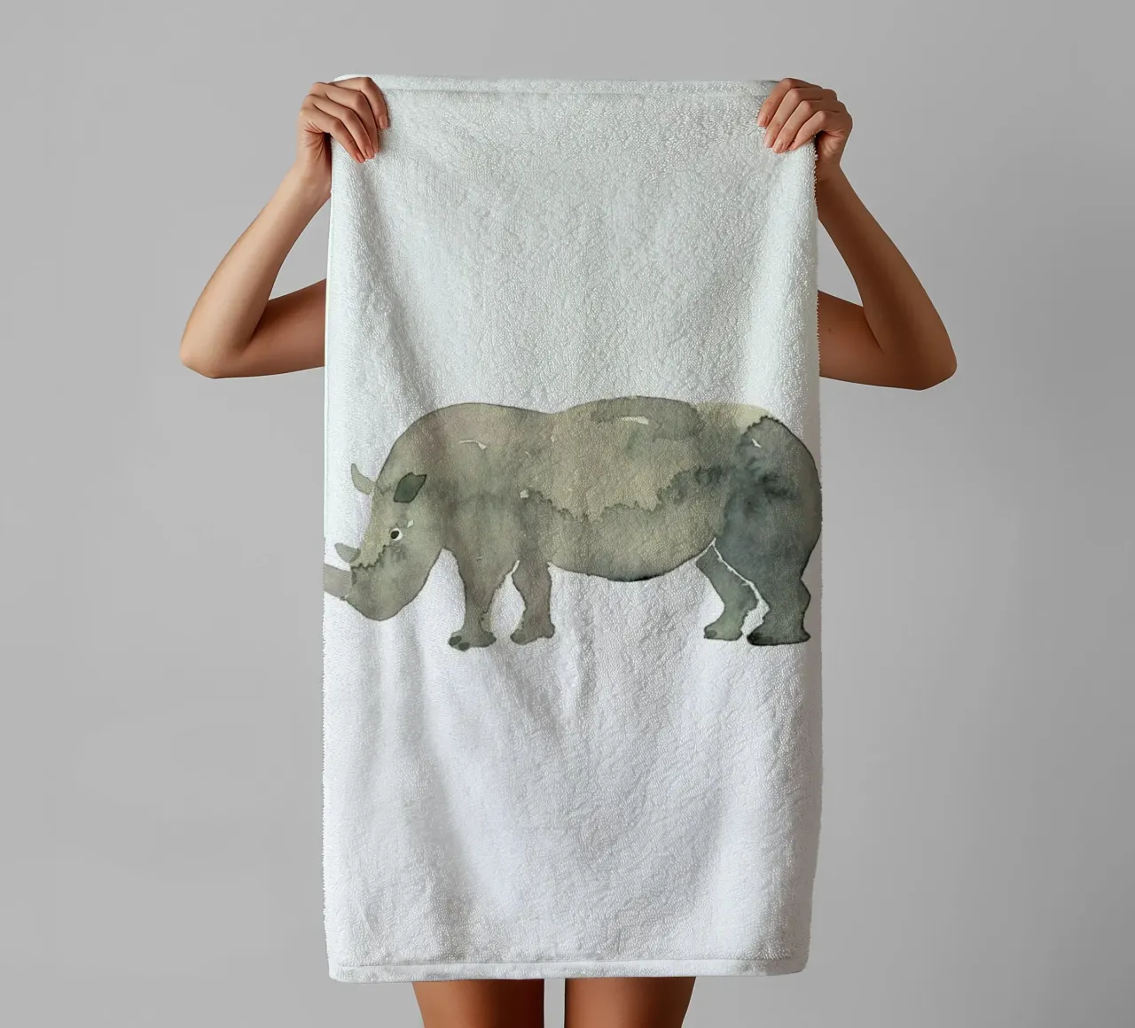 Rhino asciugamano da bagno da Farina Kuklinski