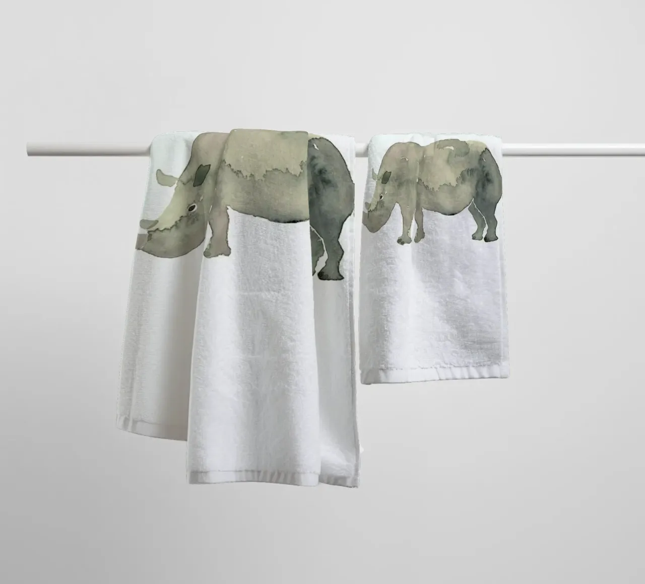 Rhino asciugamano da bagno da Farina Kuklinski