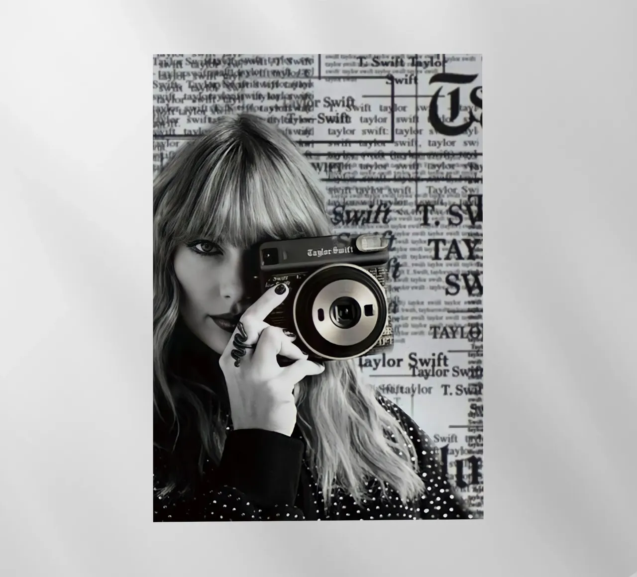 Taylor swift and clasic camera Backlit Folie von avissta