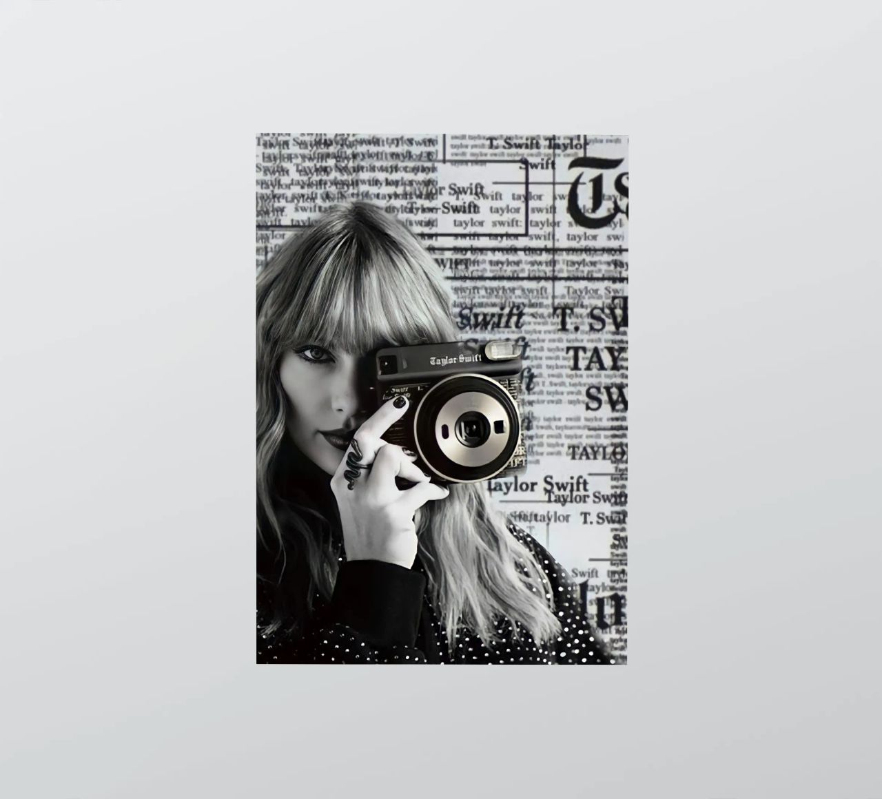 Taylor swift and clasic camera adesivo da avissta