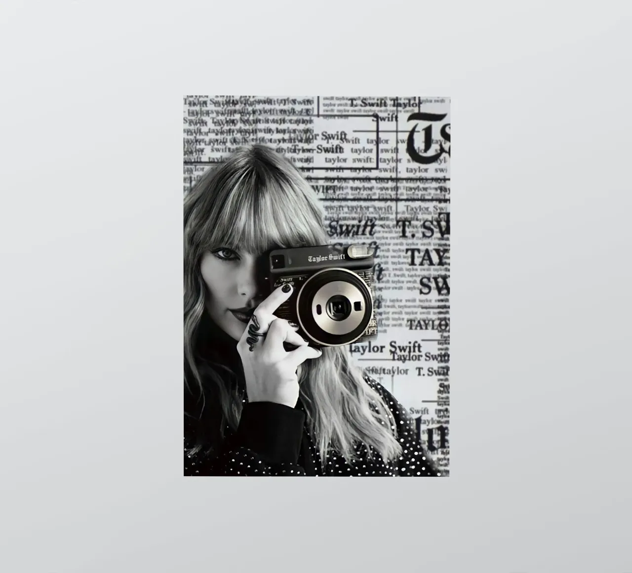 Taylor swift and clasic camera adesivo da avissta