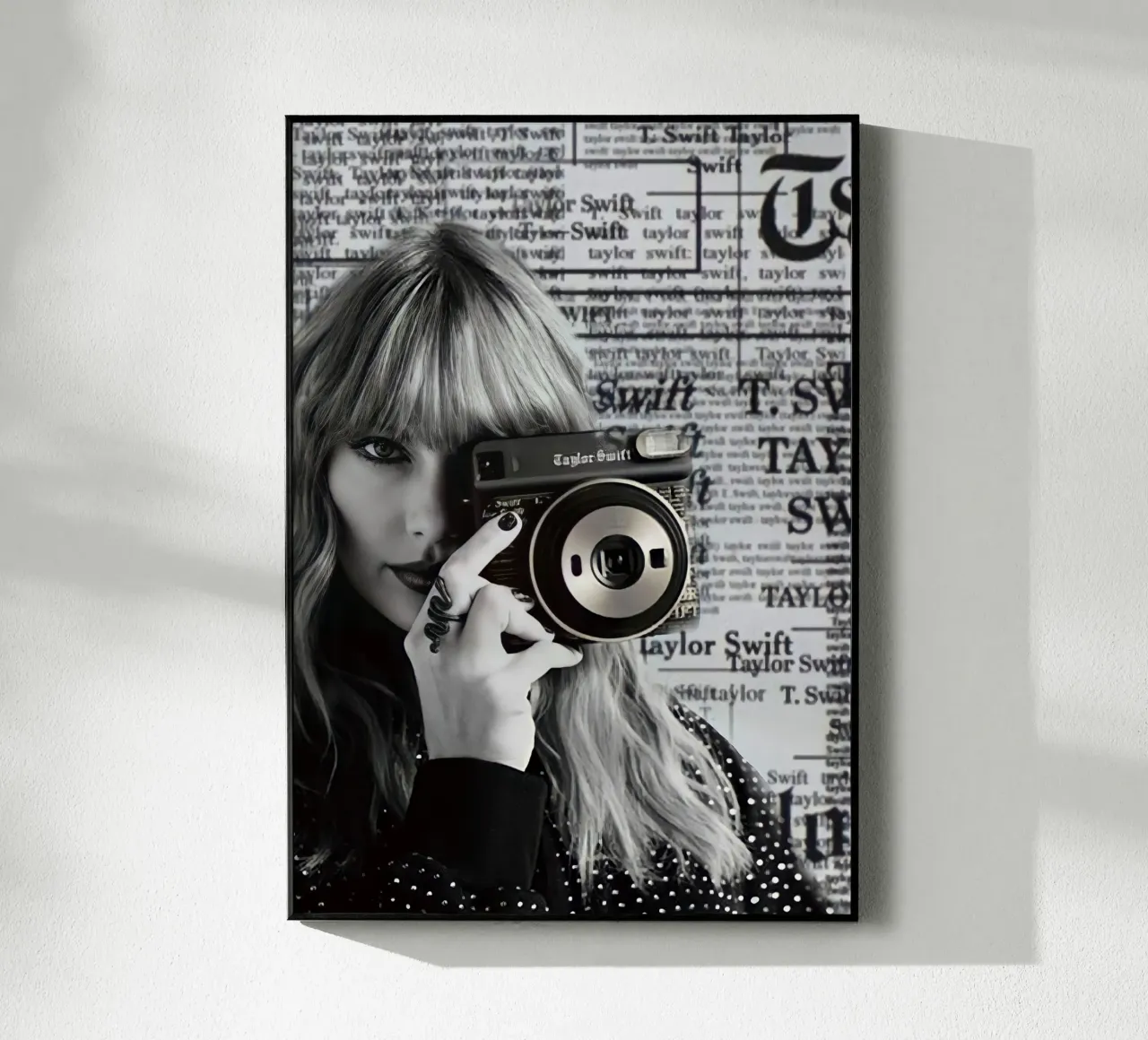 Taylor swift and clasic camera Acryl-Glas von avissta