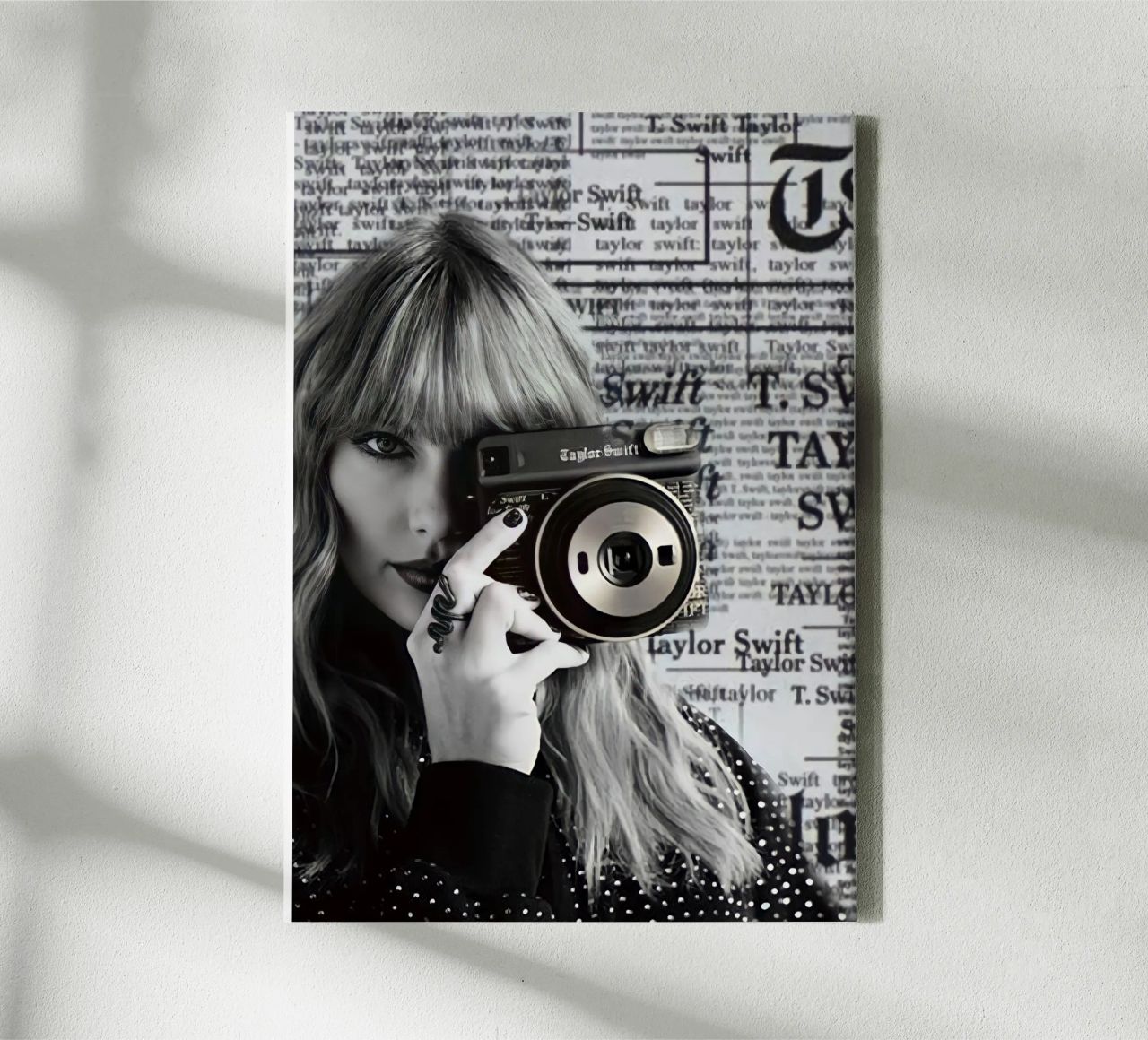 Taylor swift and clasic camera tela da avissta