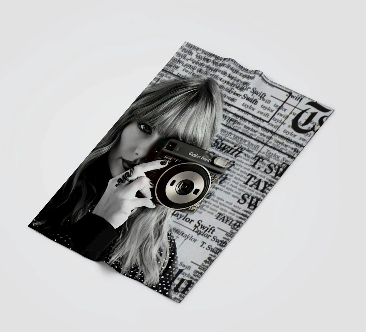Taylor swift and clasic camera coperta in pile da avissta