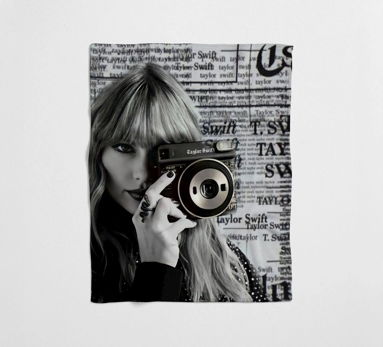Taylor swift and clasic camera coperta in pile da avissta