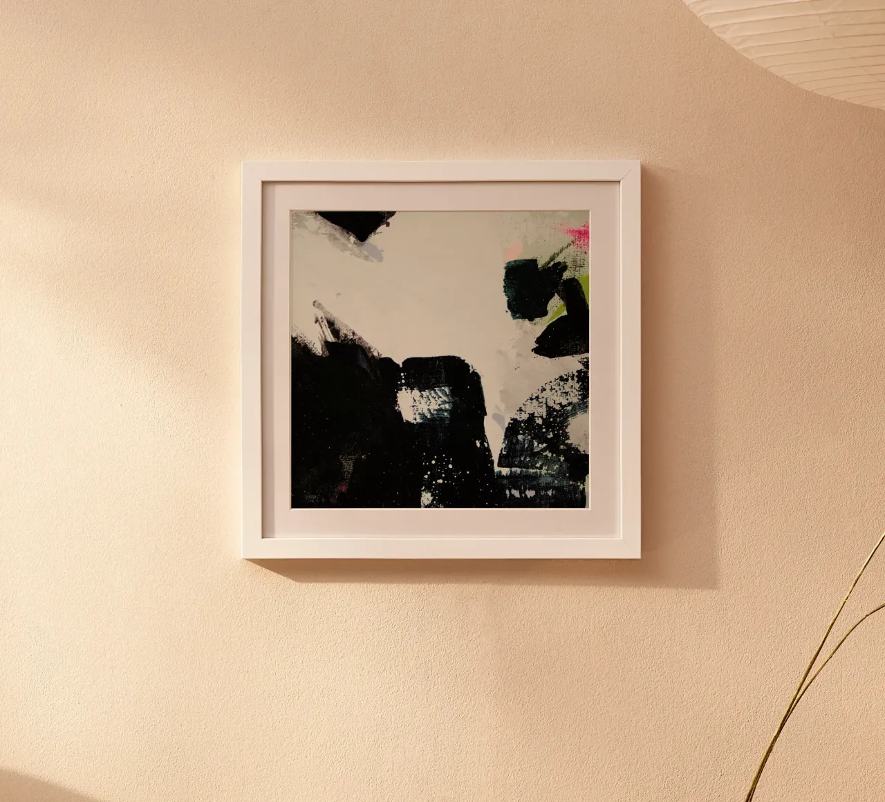 Melt Series 14 poster con telaio in legno da Mala Alani