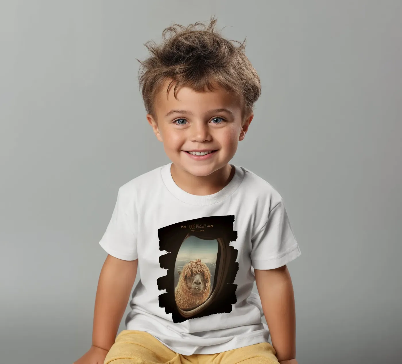 Que Pasa ? t-shirt bambini da Monika Strigel