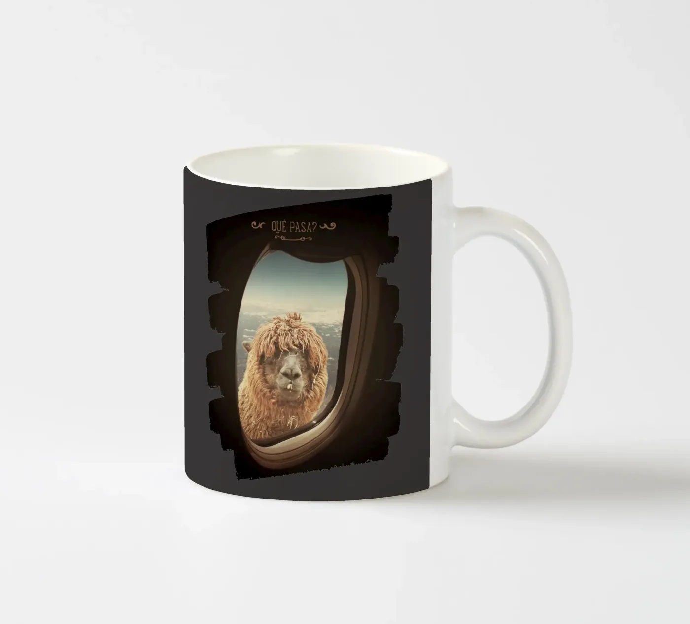 Que Pasa ? ceramic mug by Monika Strigel