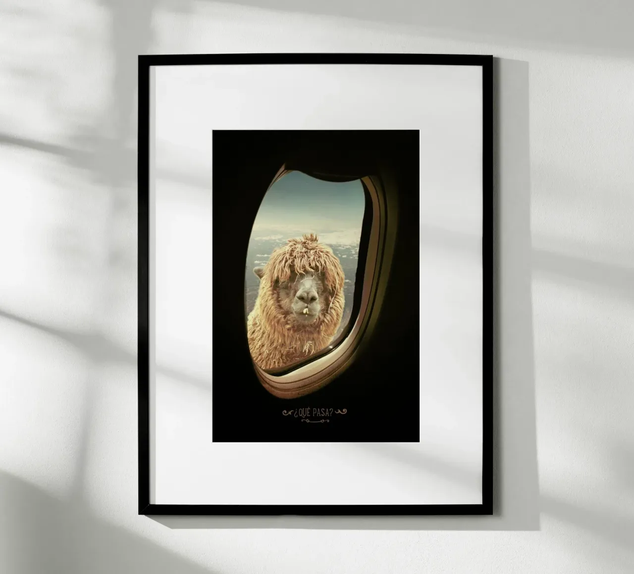 Que Pasa ? poster con telaio in plastica da Monika Strigel