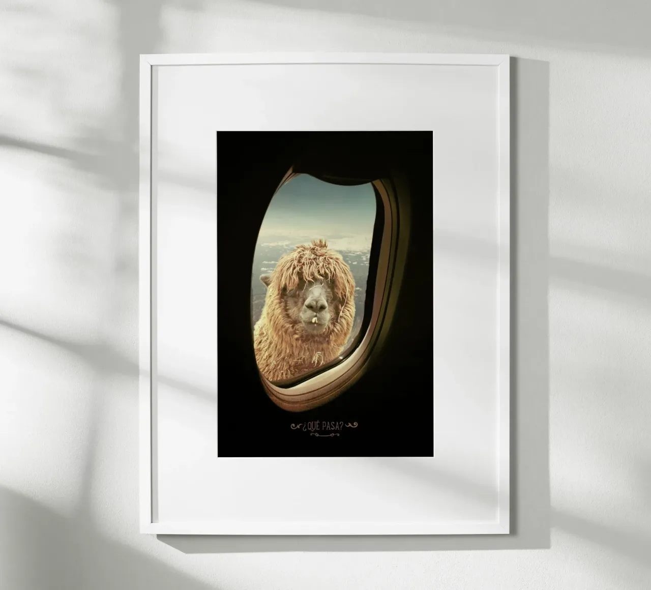 Que Pasa ? poster con telaio in plastica da Monika Strigel