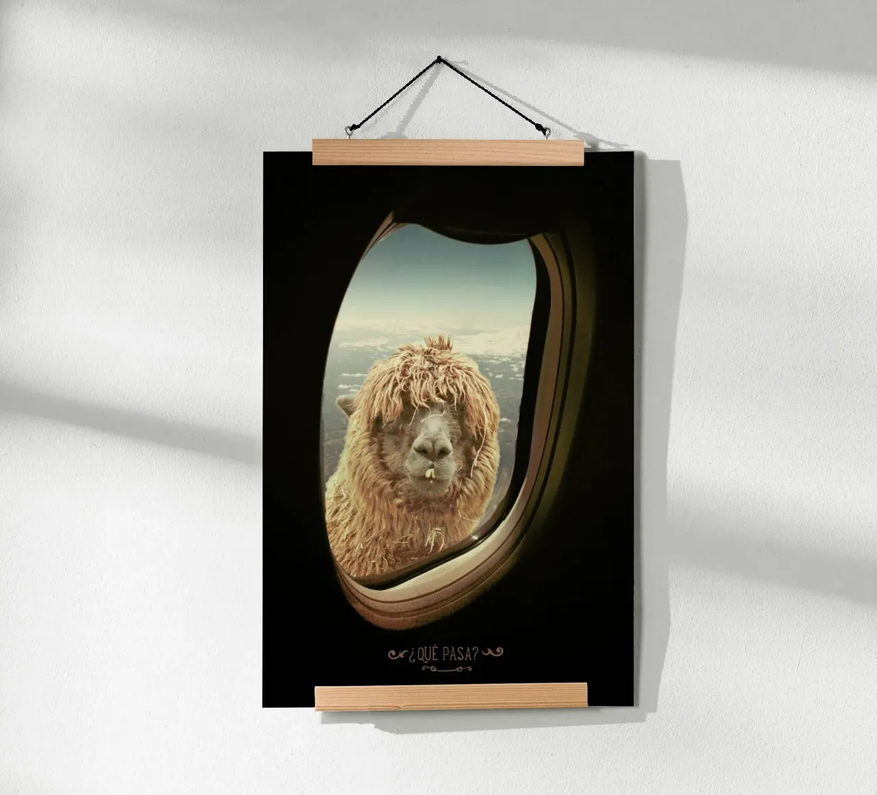 Que Pasa ? poster con telaio in plastica da Monika Strigel