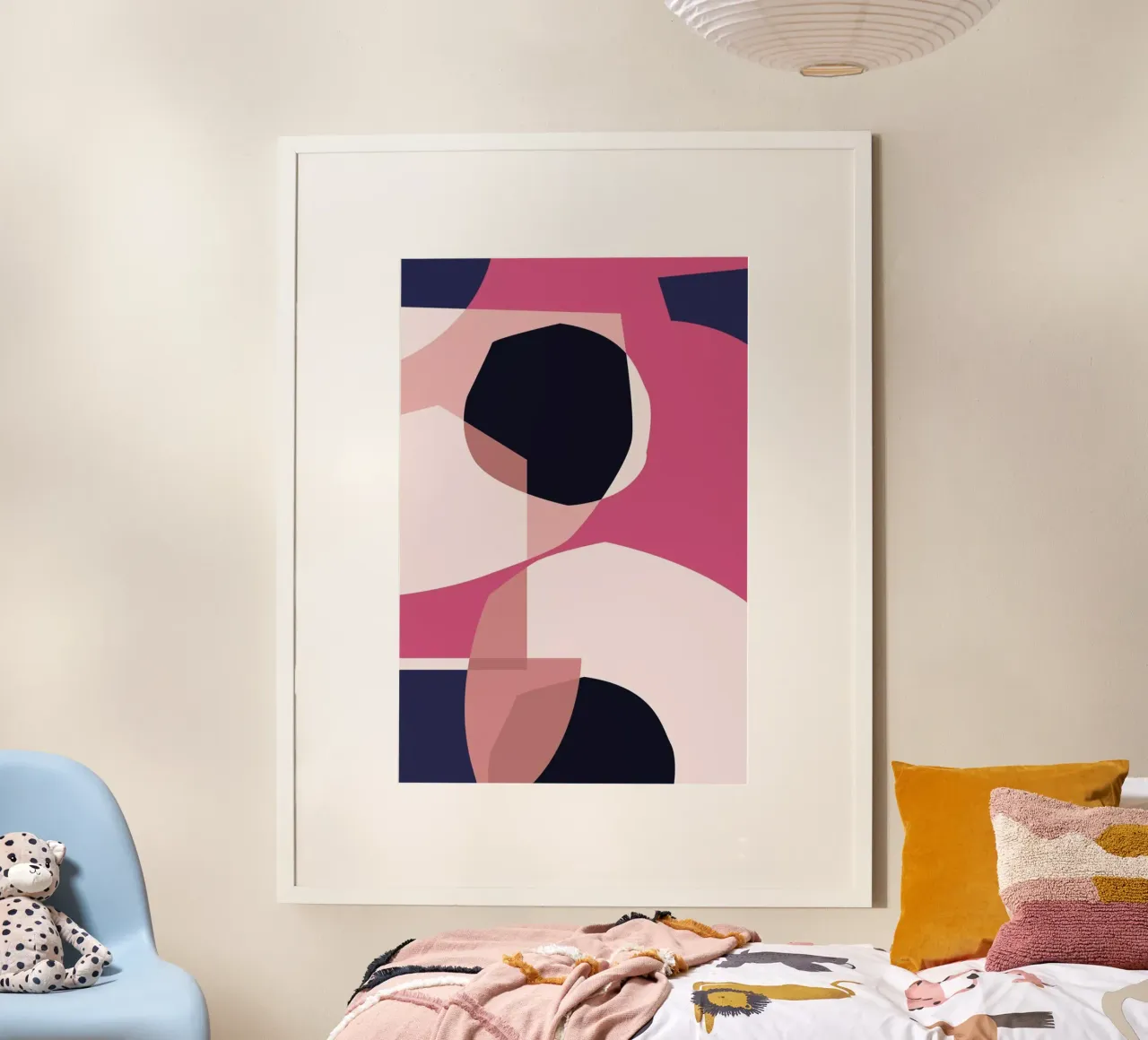 Contrast 4 poster con telaio in plastica da Jonathan Lawes