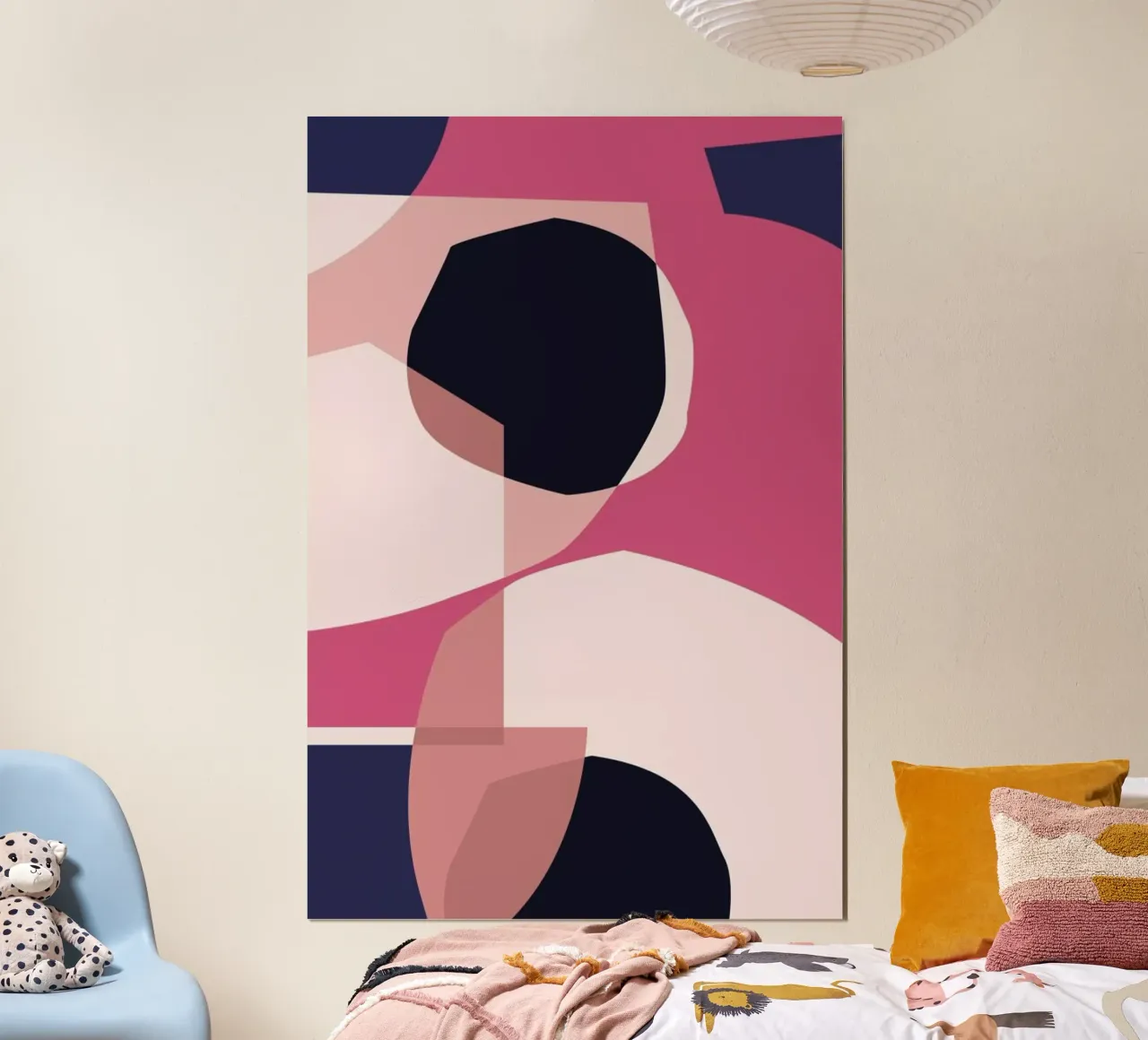 Contrast 4 poster con telaio in plastica da Jonathan Lawes