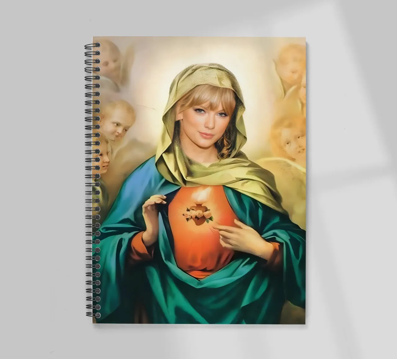 Angel of taylor swift spiral notebook by avissta