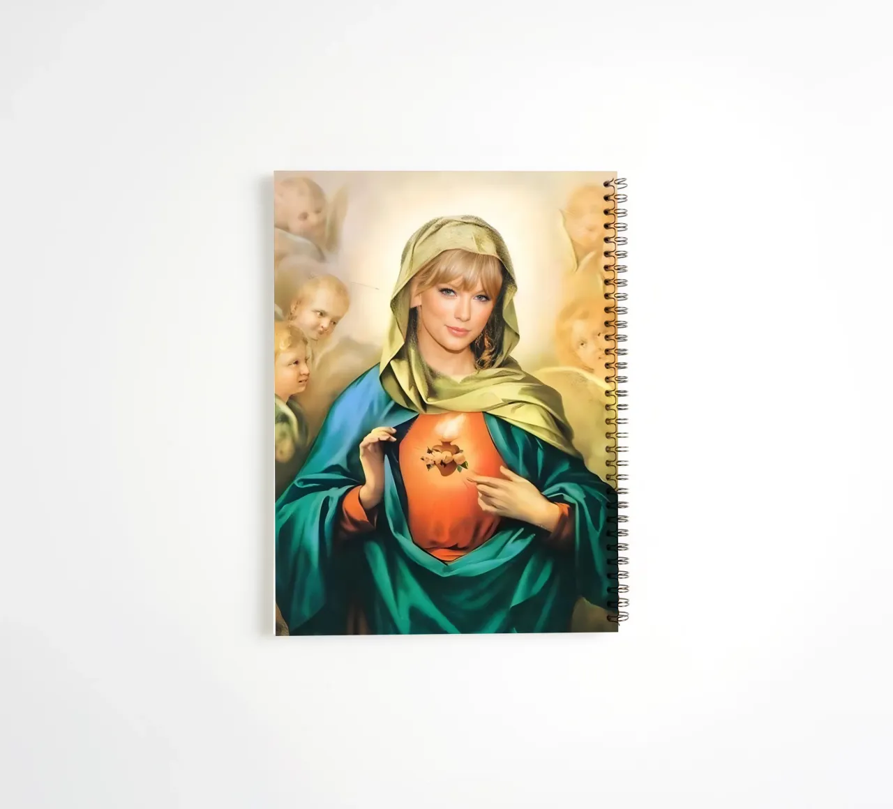 Angel of taylor swift spiral notebook by avissta
