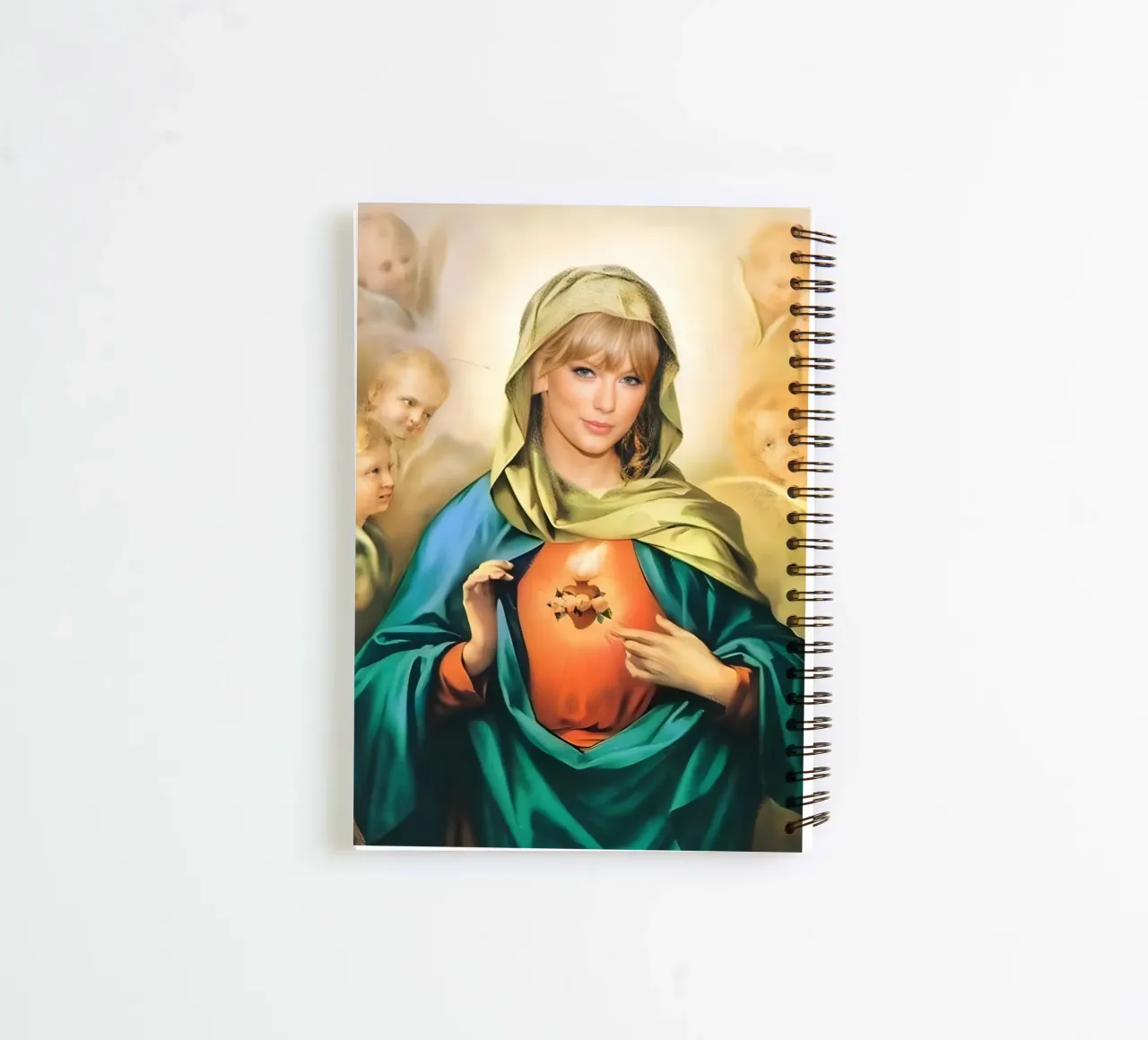 Angel of taylor swift spiral notebook by avissta