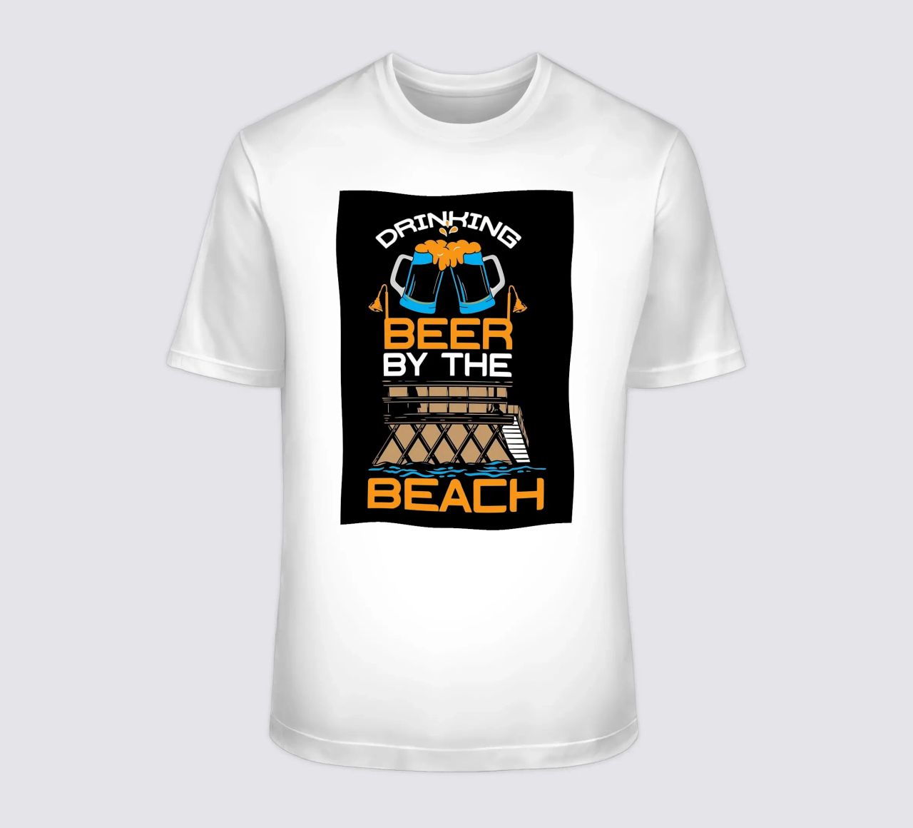 Spiaggia Oceano Palme Ret t-shirt da Sebastain