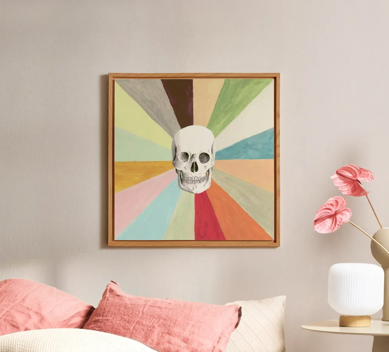 Skull is Cool alluminio dibond da Florent Bodart
