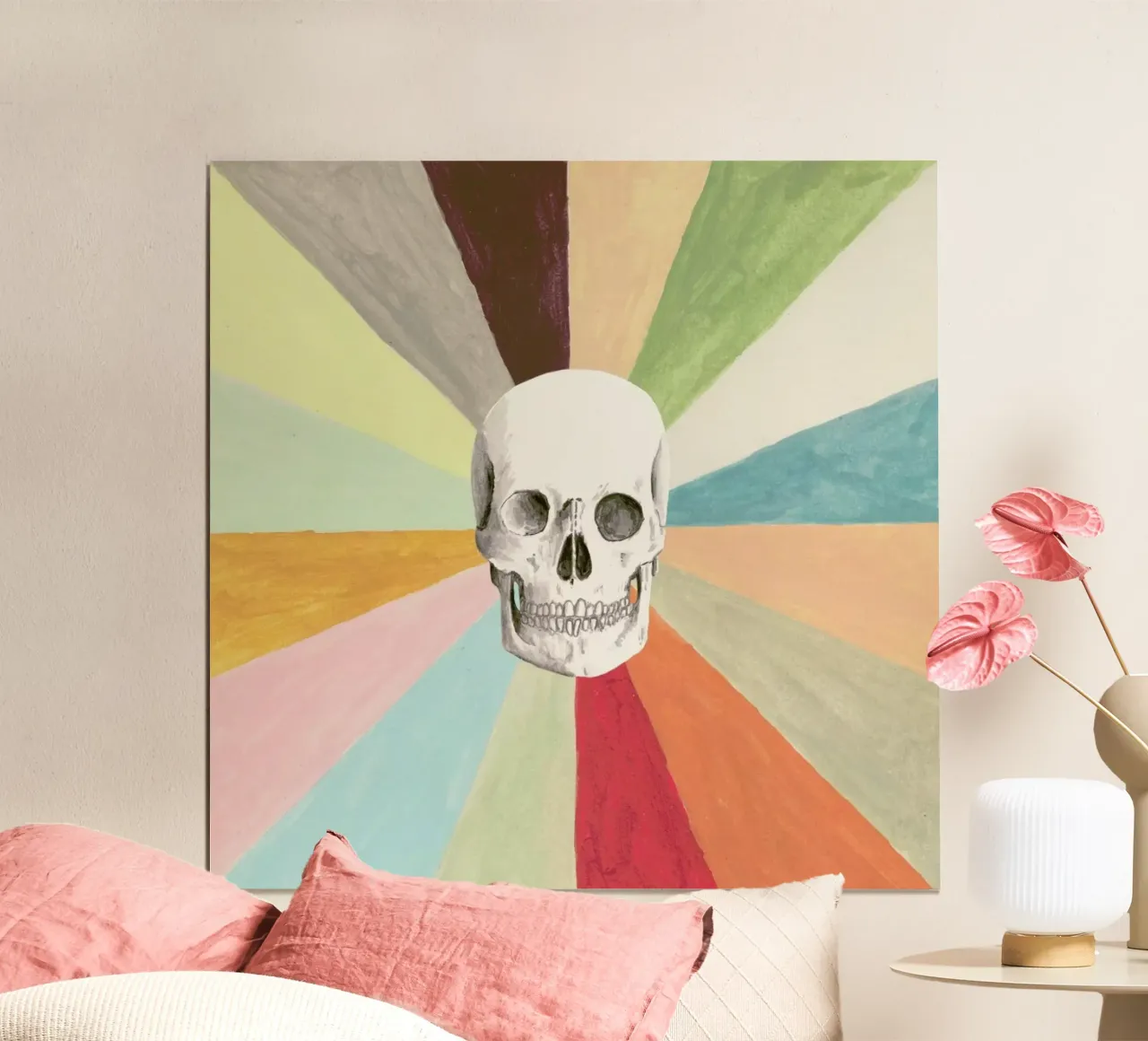 Skull is Cool carta hahnemühle da Florent Bodart