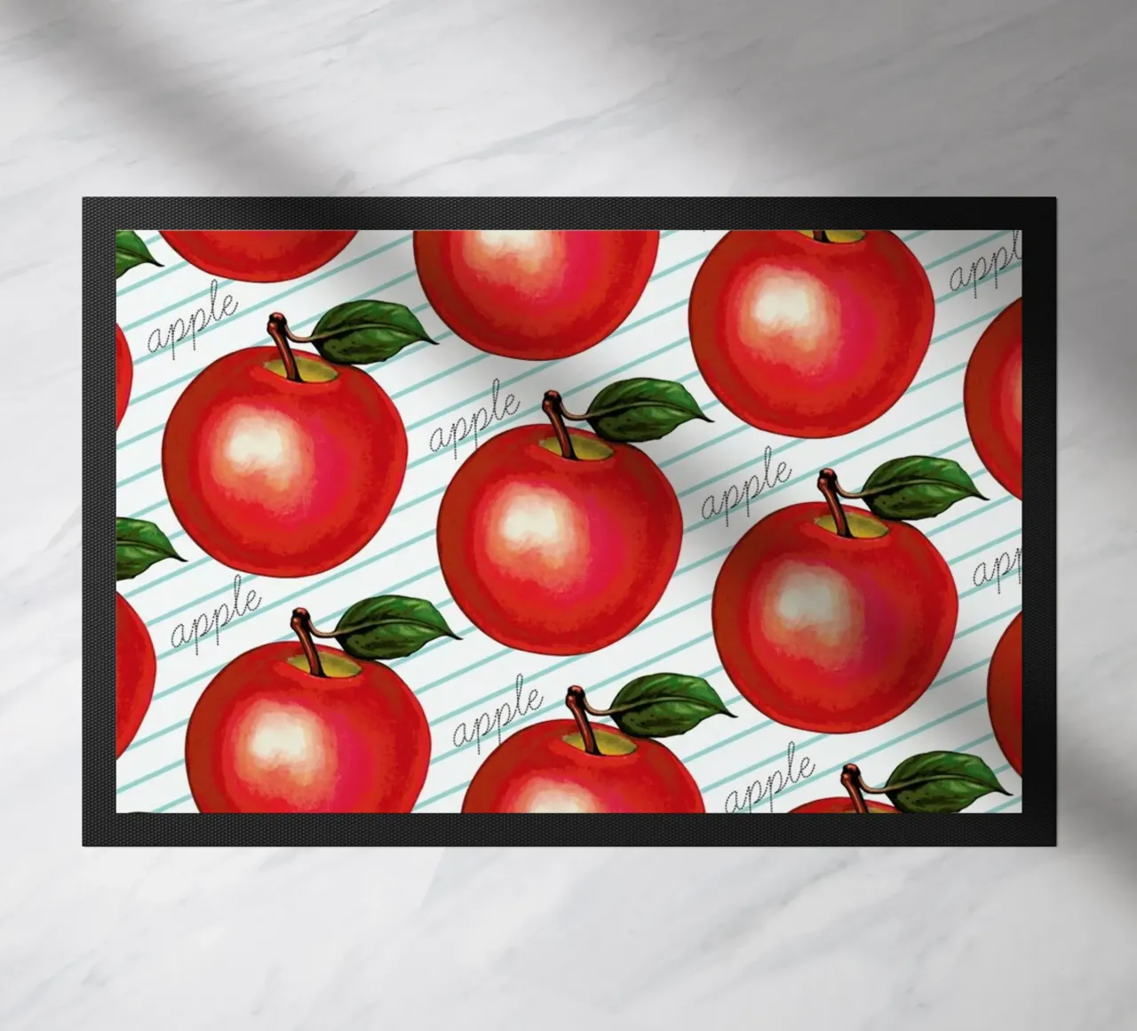 Lunch Patterns Apple Ruled zerbino da Kelly Gilleran