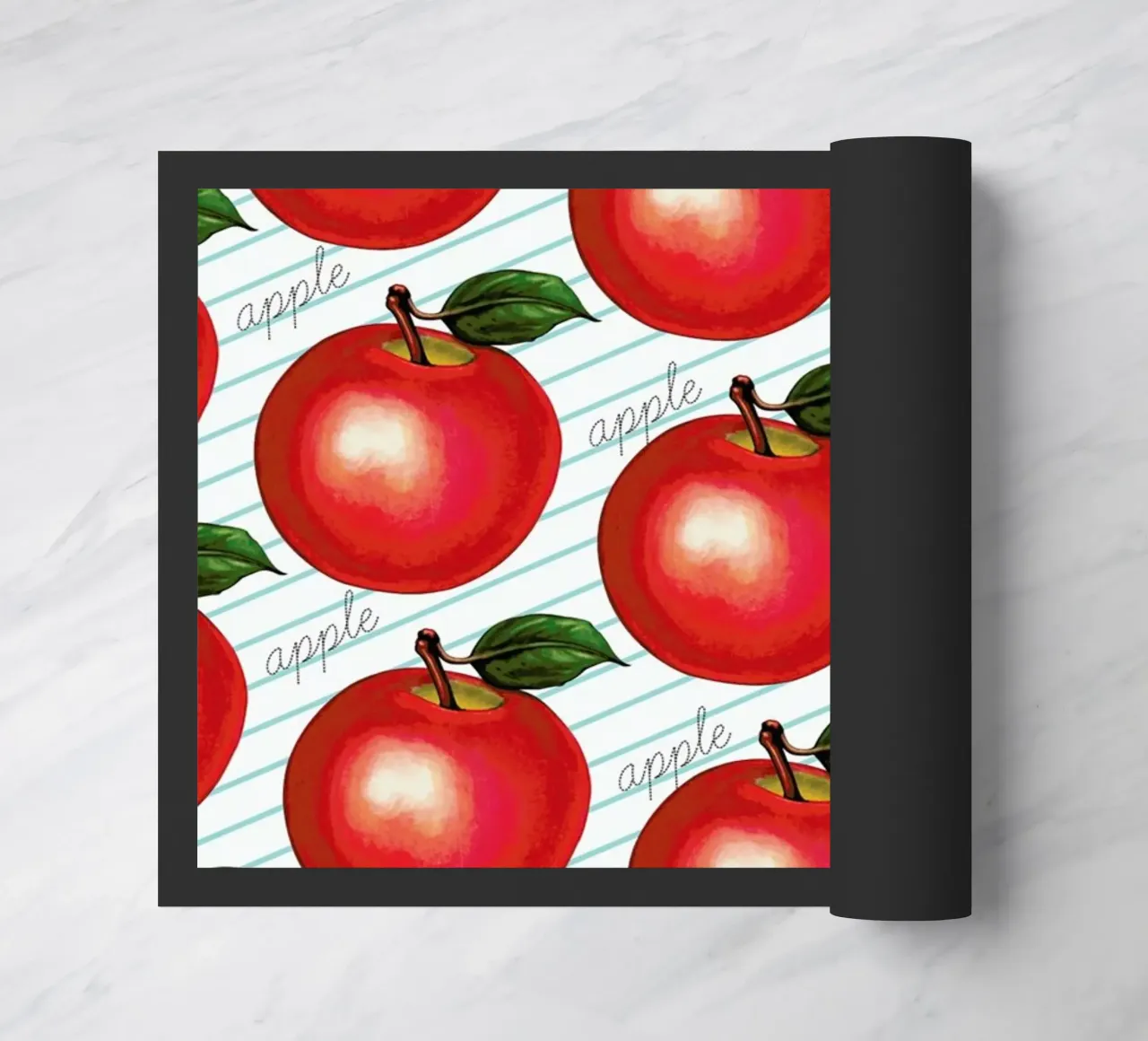 Lunch Patterns Apple Ruled zerbino da Kelly Gilleran