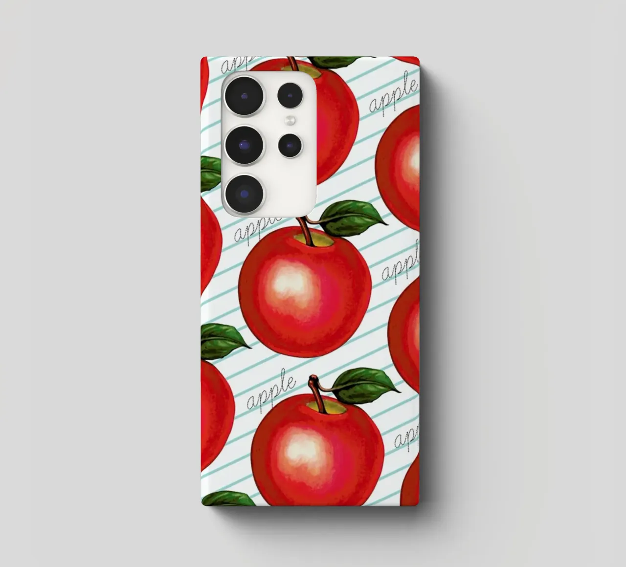 Lunch Patterns Apple Ruled cover samsung da Kelly Gilleran