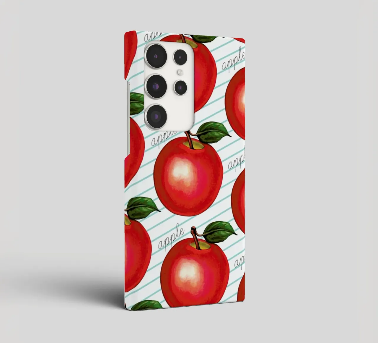 Lunch Patterns Apple Ruled cover samsung da Kelly Gilleran