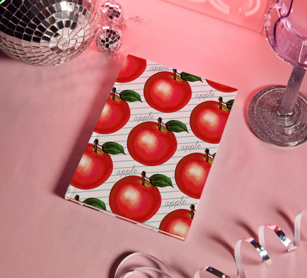 Lunch Patterns Apple Ruled diario da Kelly Gilleran