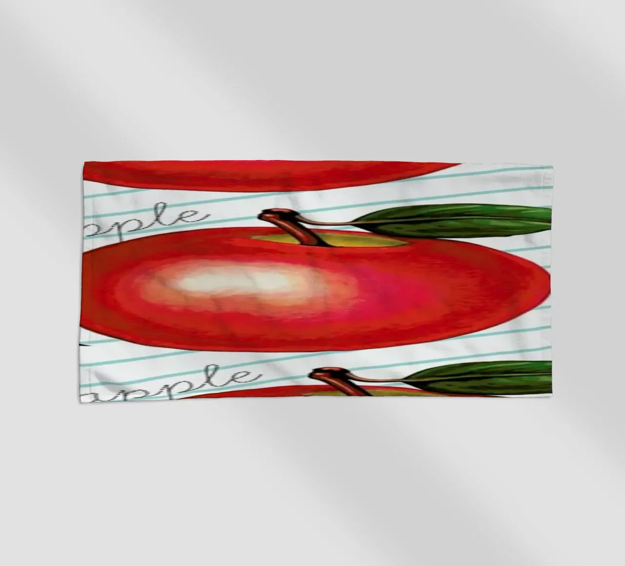 Lunch Patterns Apple Ruled telo mare da Kelly Gilleran