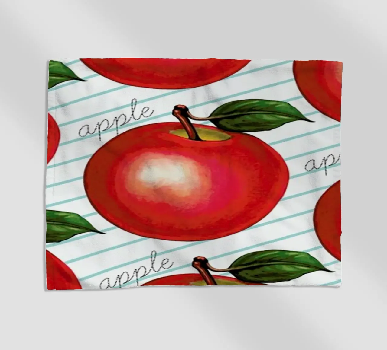 Lunch Patterns Apple Ruled telo mare da Kelly Gilleran