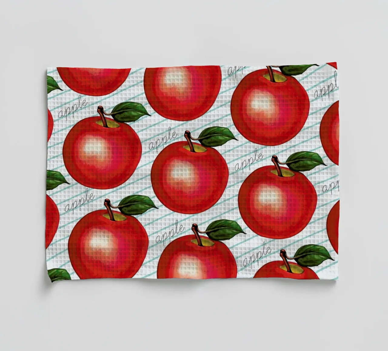 Lunch Patterns Apple Ruled torchon de Kelly Gilleran