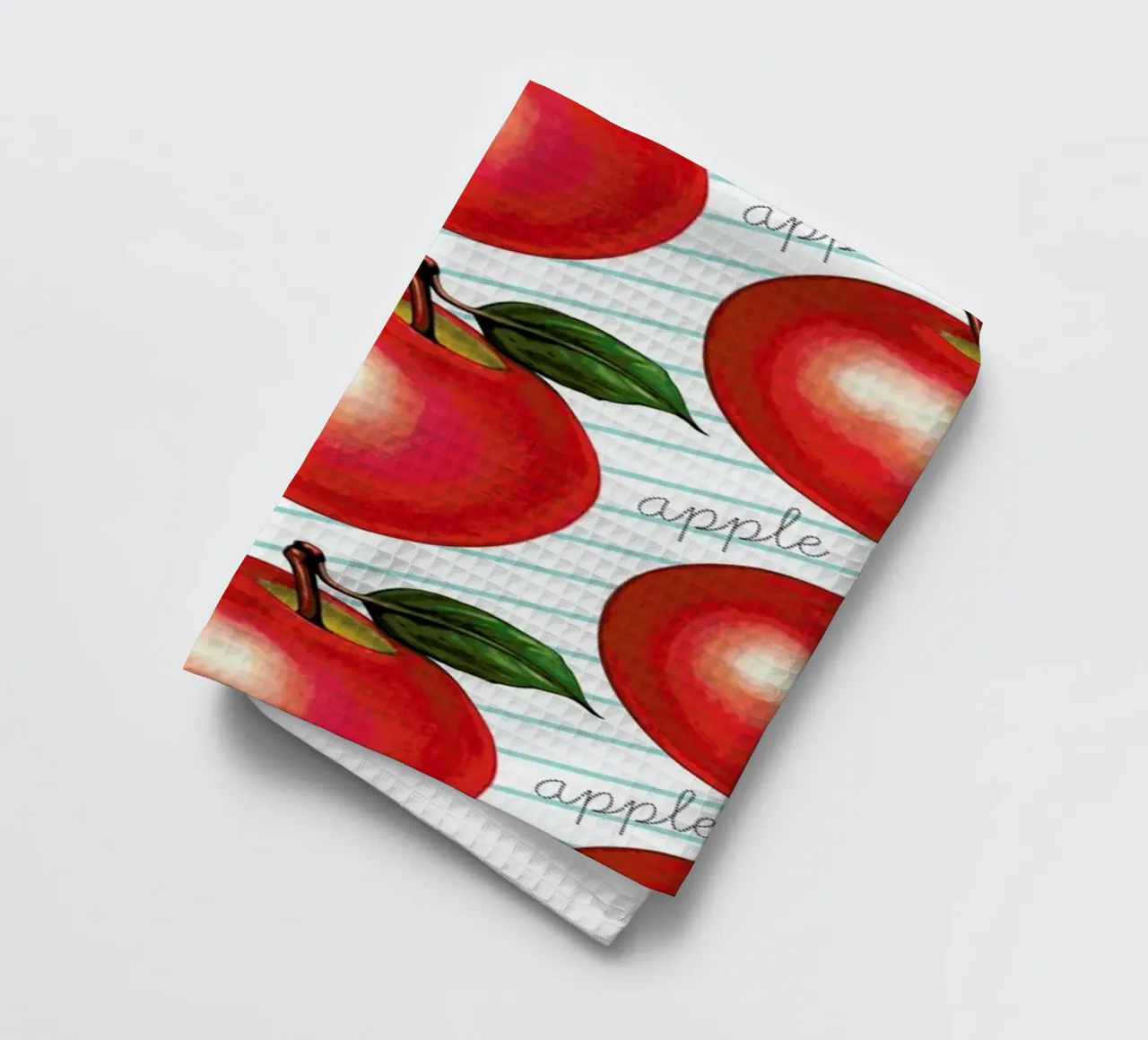 Lunch Patterns Apple Ruled torchon de Kelly Gilleran