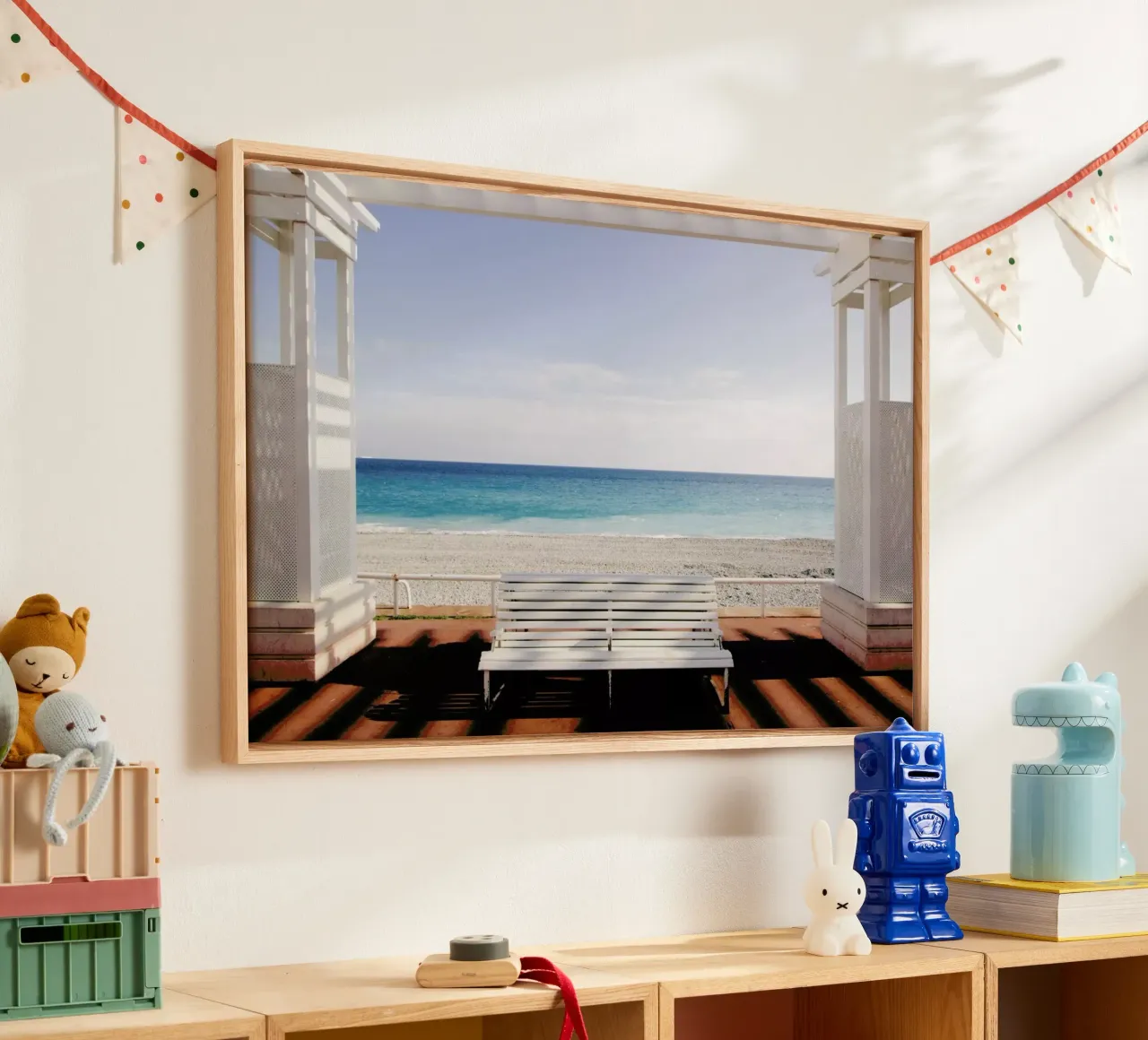 Window to the Sea tela con Cornice a cassetta da Pictufy