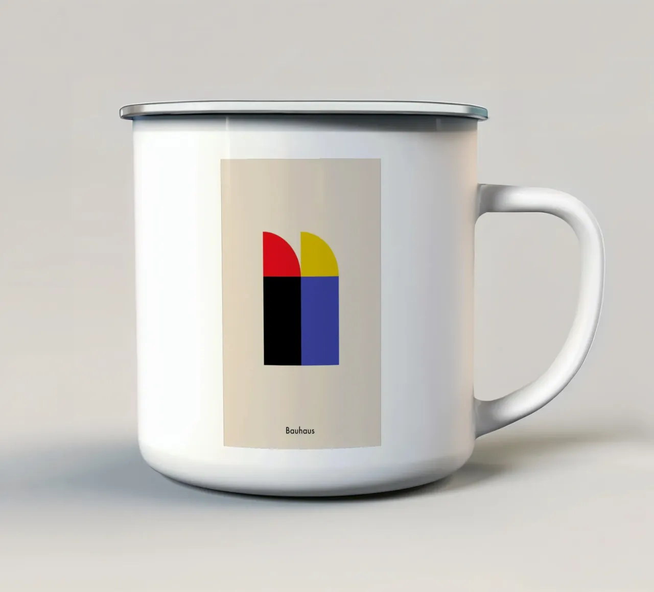 Bauhaus Archive, Berlin Icons taza de esmalte de Studio One