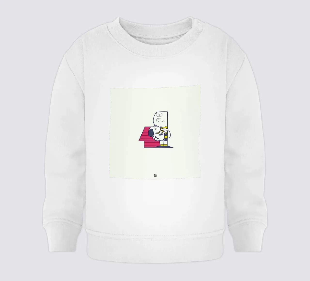 Home is where you are felpa neonato da Ale Giorgini