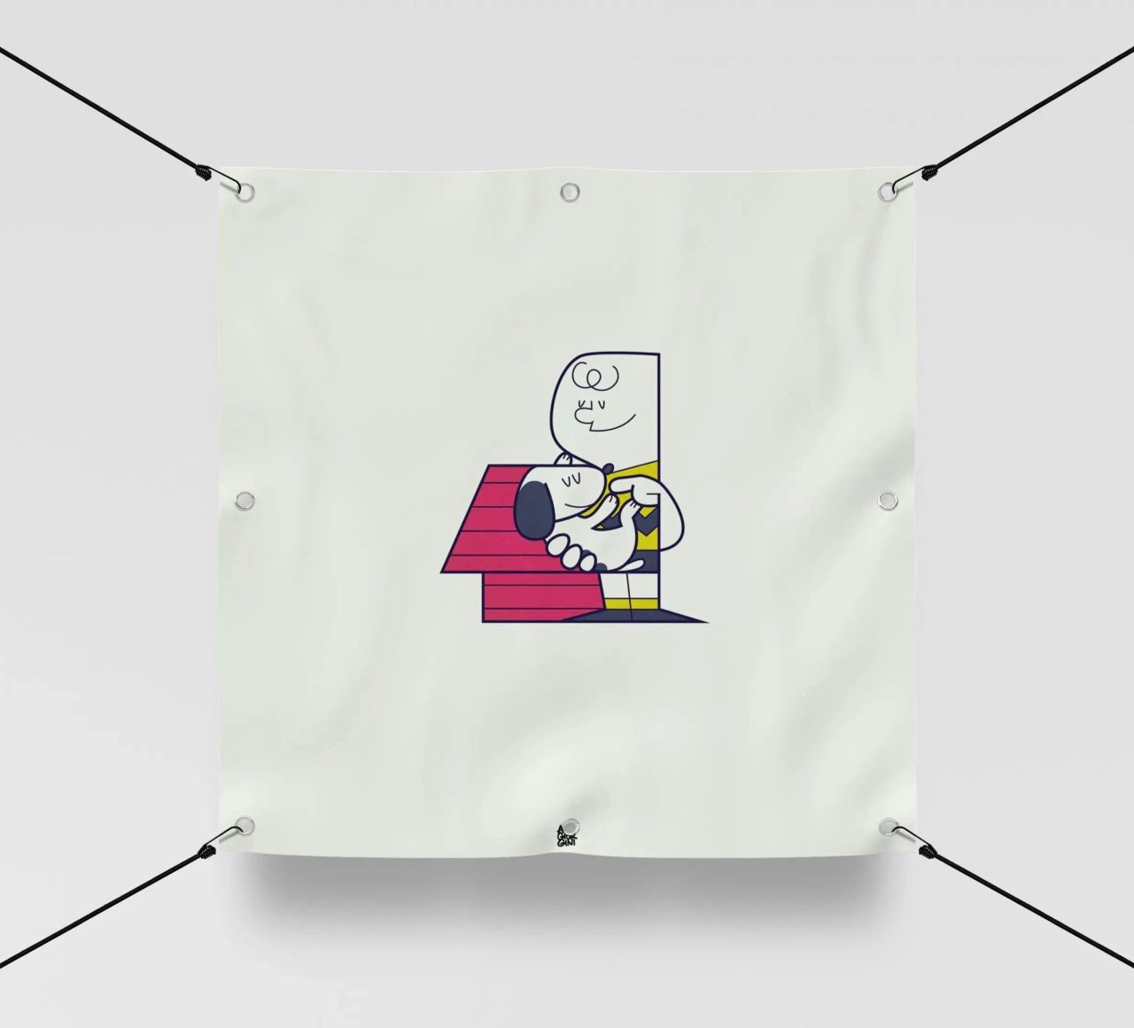 Home is where you are telo in pvc da Ale Giorgini