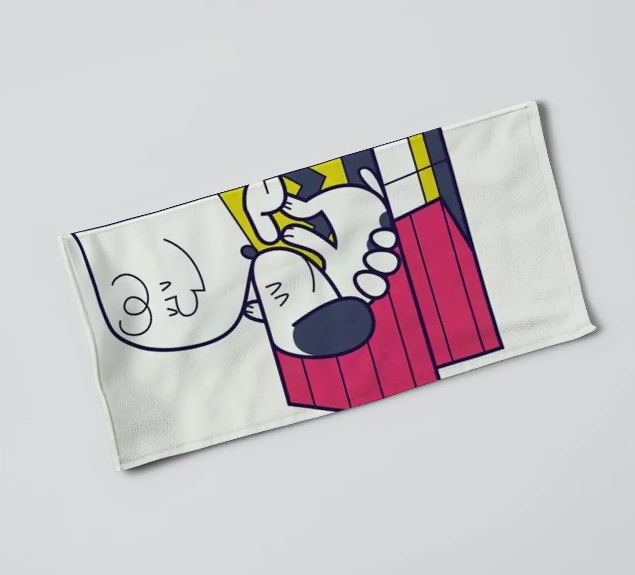 Home is where you are asciugamano da bagno da Ale Giorgini