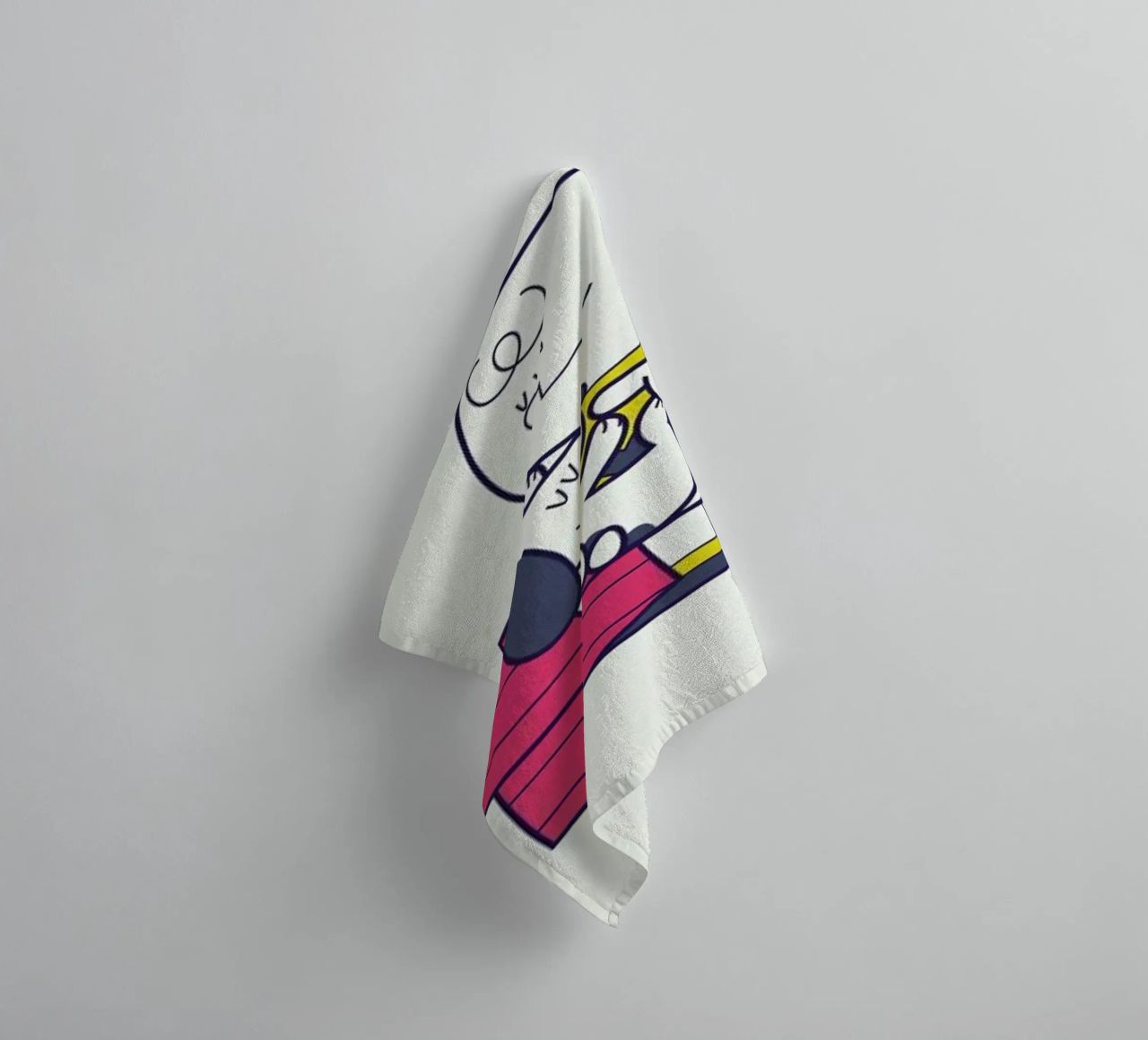 Home is where you are Handtuch von Ale Giorgini
