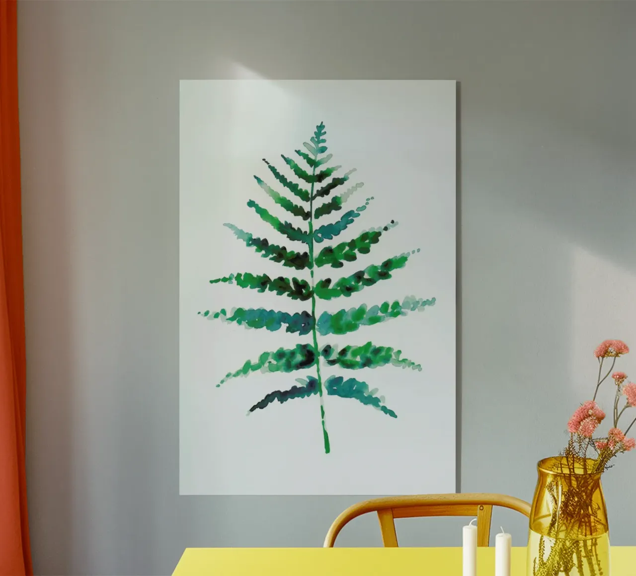 Farn Acryl-Glas von Farina Kuklinski