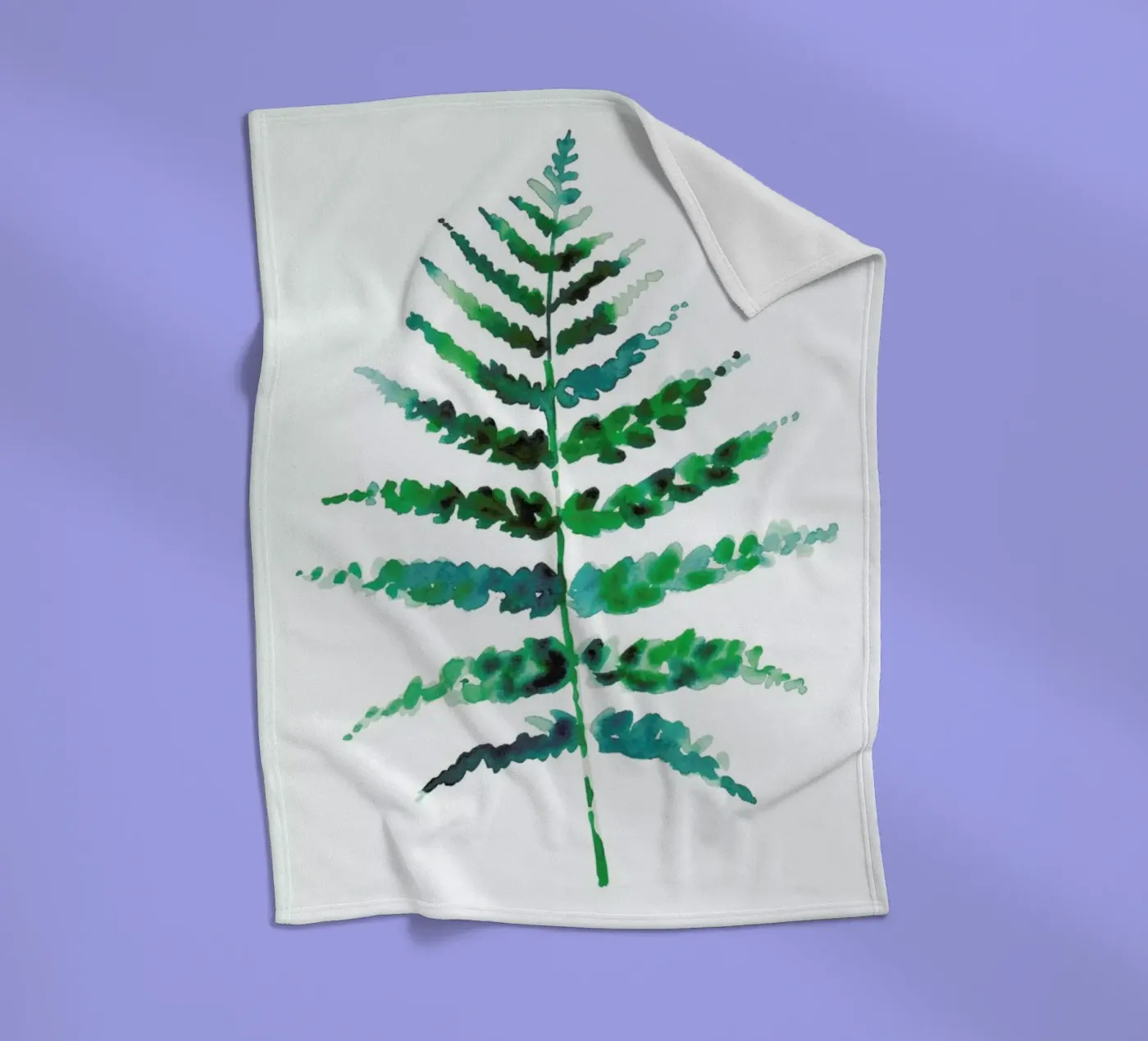 Farn fleecedeken van Farina Kuklinski