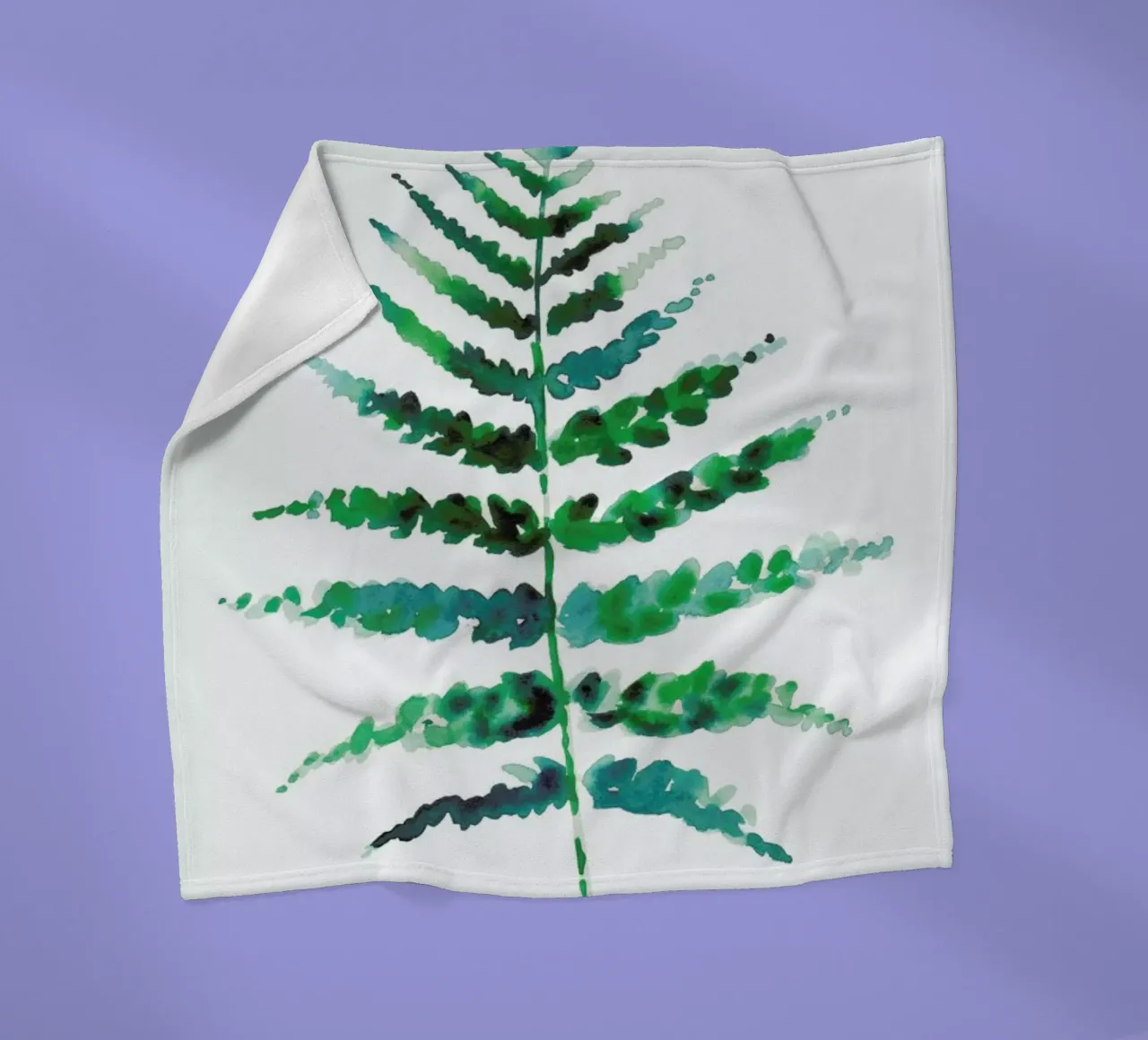 Farn fleecedeken van Farina Kuklinski