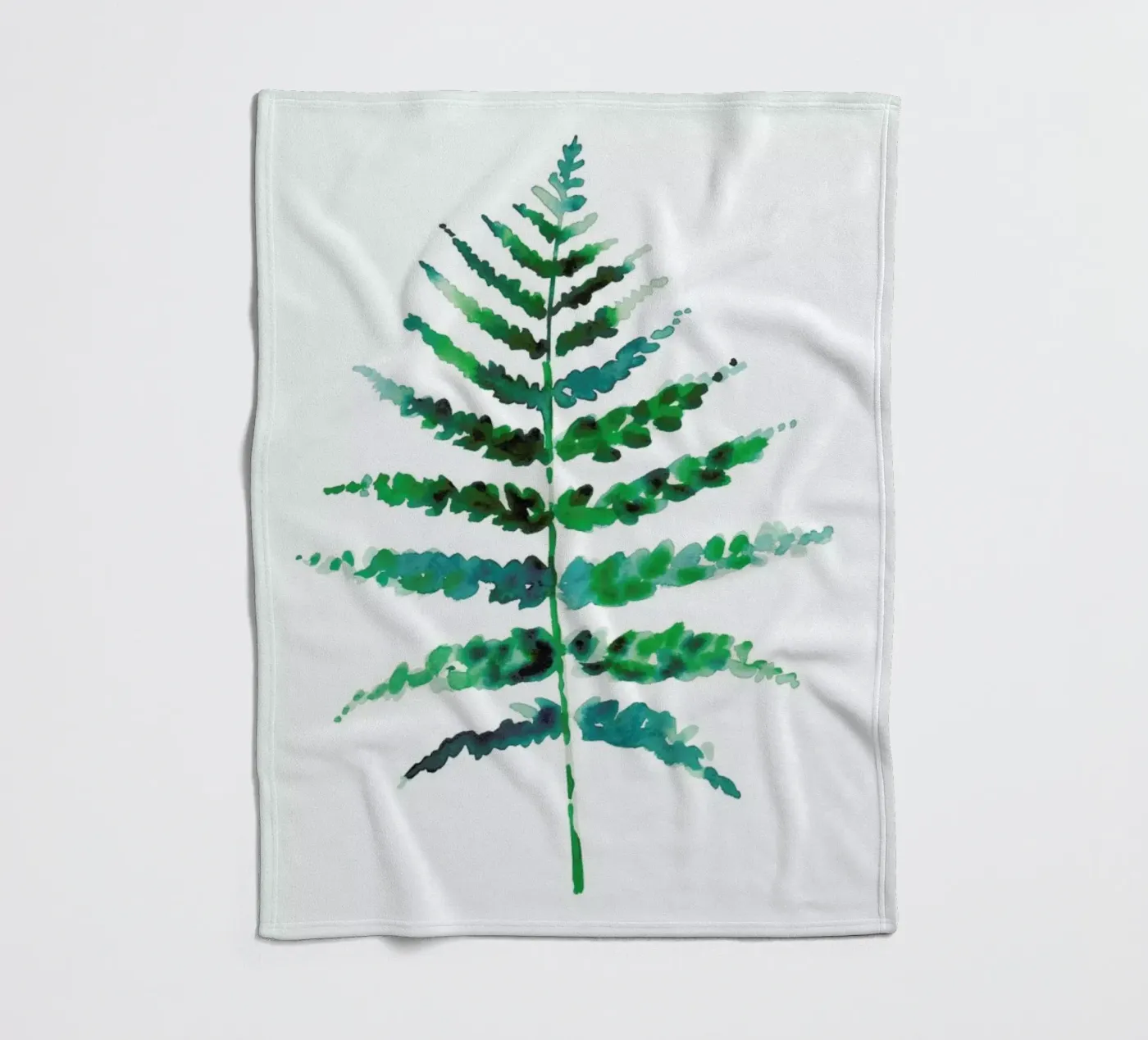 Farn fleecedeken van Farina Kuklinski