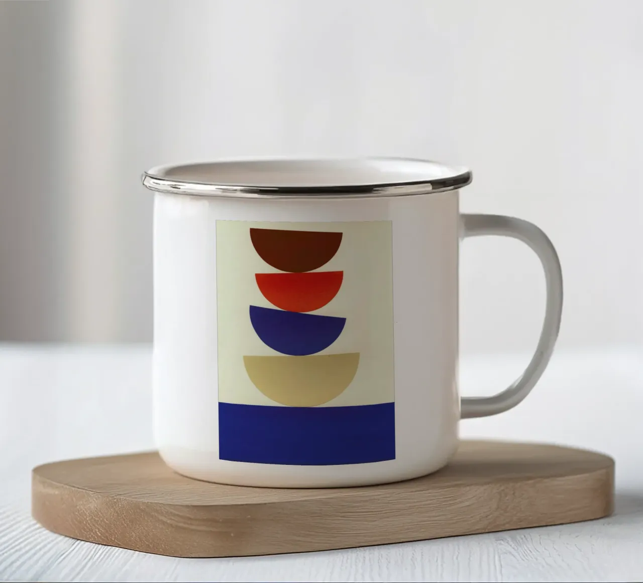 Four Bowls tazza in smalto da Rosi Feist