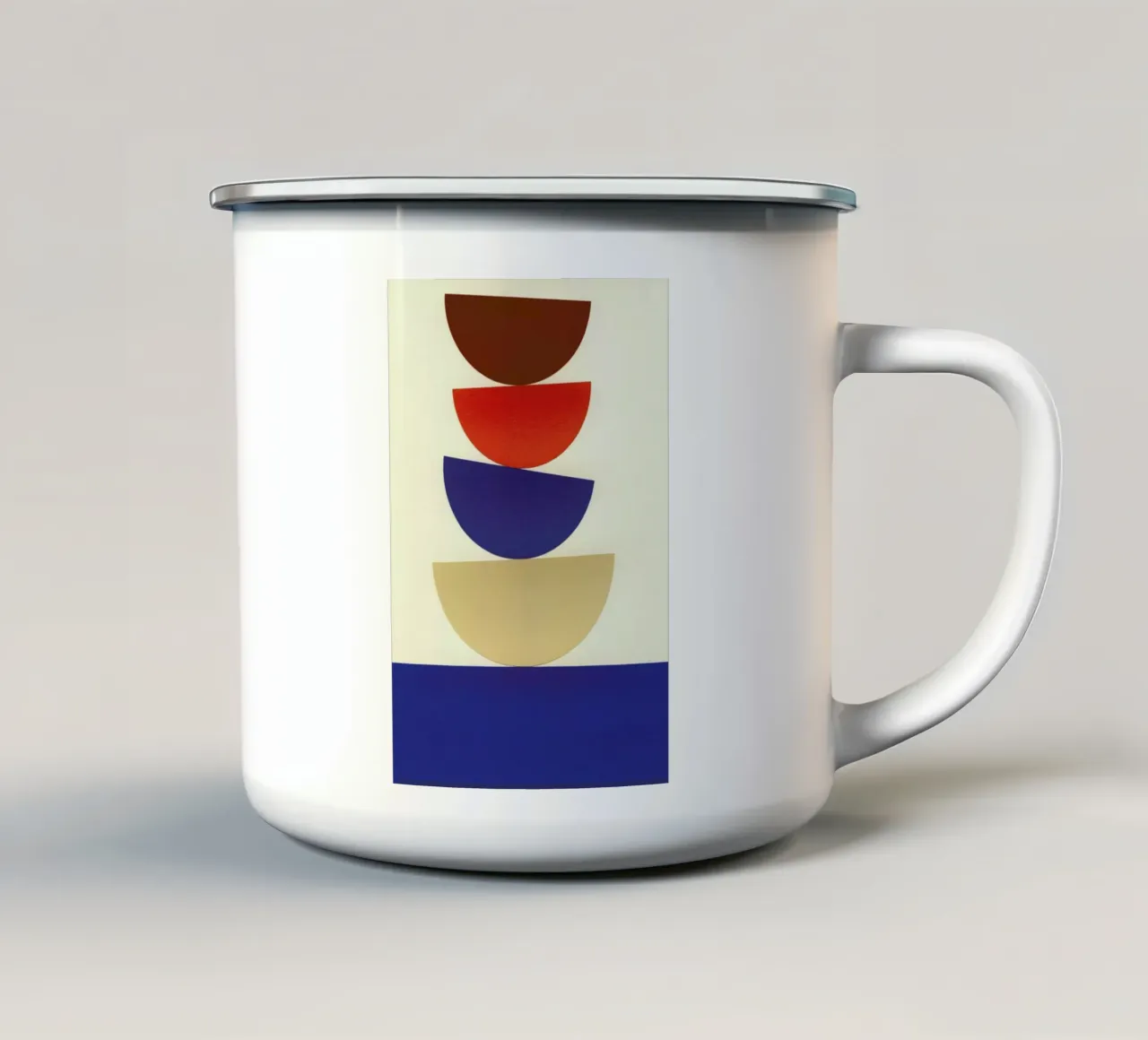 Four Bowls tazza in smalto da Rosi Feist