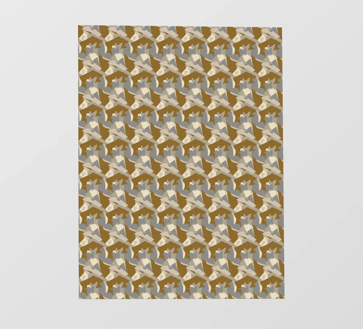 Brown copper abstract pattern backlit film by Little Dean