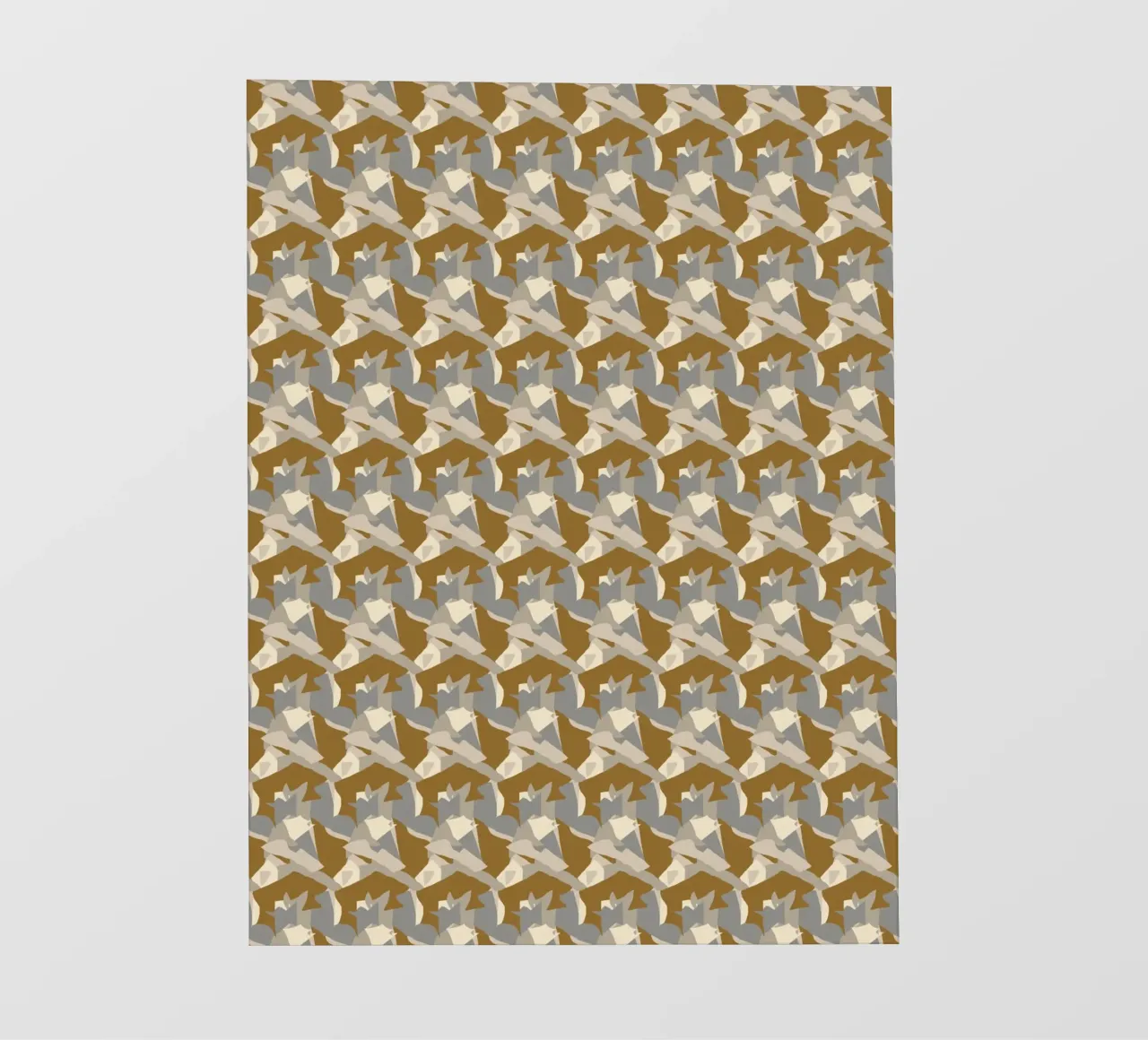 Disegno astratto in rame marrone pellicola backlit da Little Dean