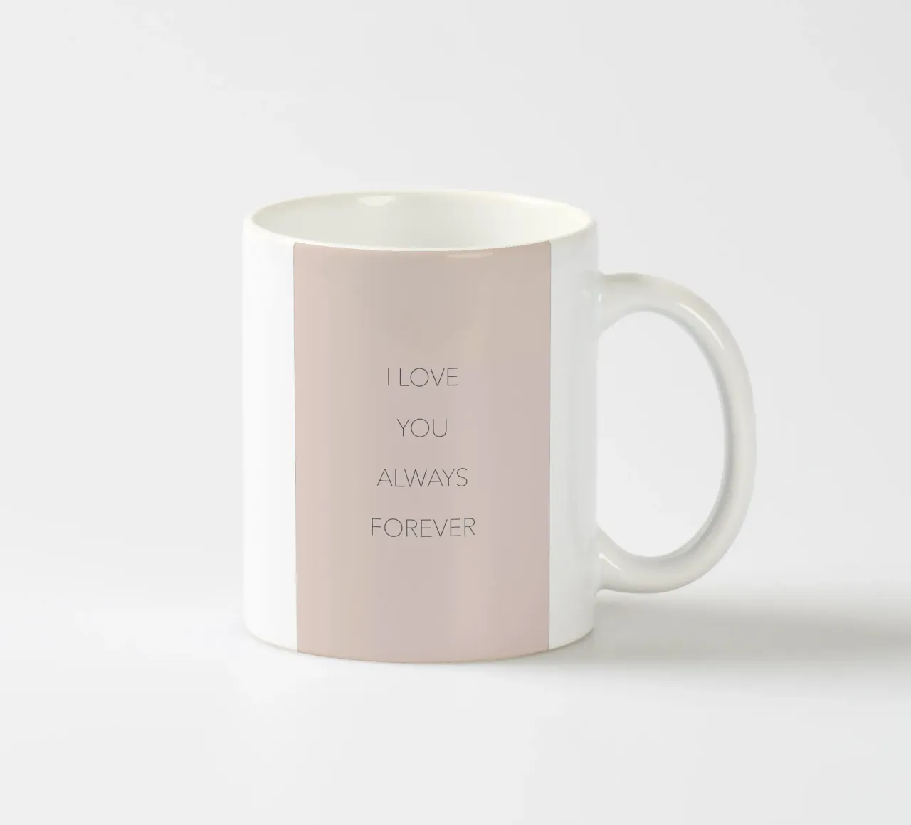 I Love You Always Forever tazza in ceramica da Studio One
