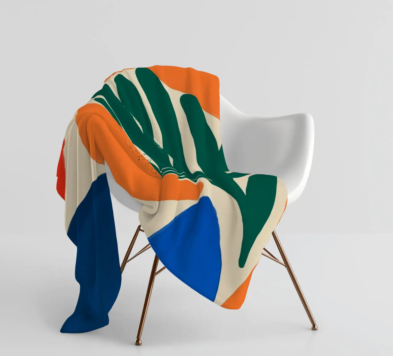 Alghe e ciottoli coperta in pile da Little Dean