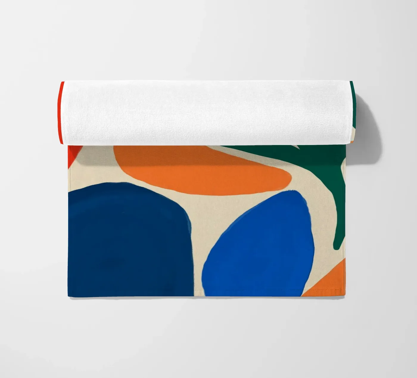 Zeewier en kiezels strandhanddoek van Little Dean