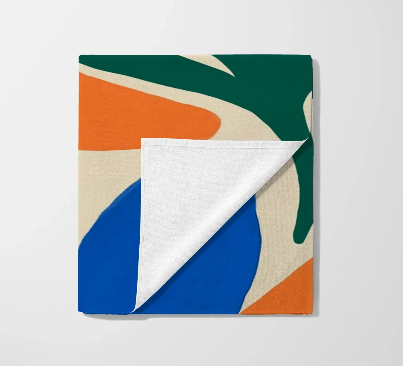 Zeewier en kiezels strandhanddoek van Little Dean